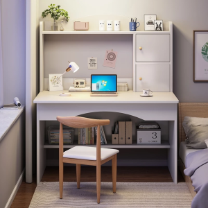 All-in-One Study Desk with Hutch and Cabinet