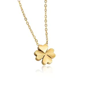 Forever Love: Shimmering Four-Leaf Necklace