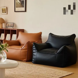 Luxury PU Leather Bean Bag Armchair - Extra soft