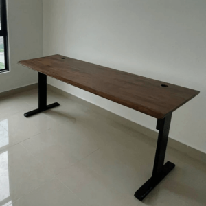 Hard Wood Table Top with Single Motor Adjustable Gaming Desk